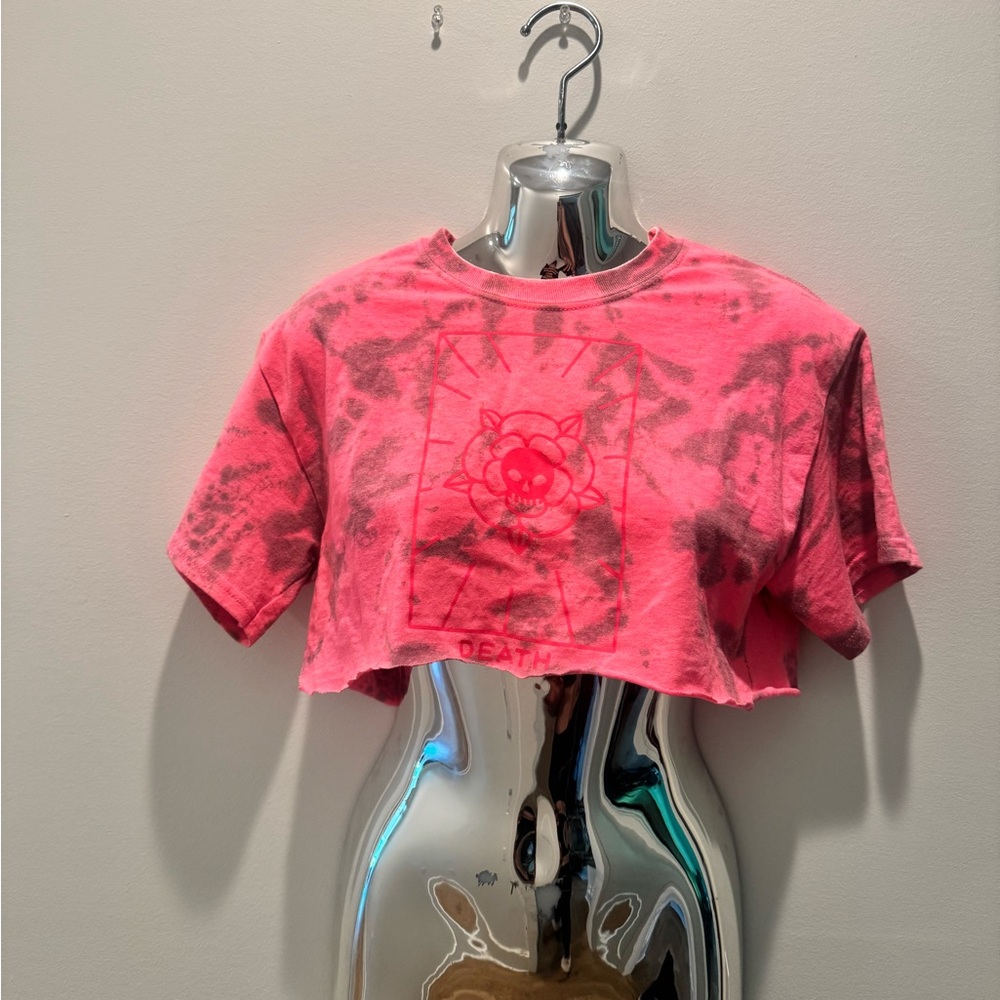 Gildan Pink Tie-Dye Shirt